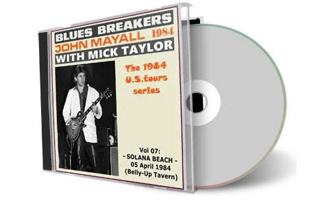 Artwork Cover of Mick Taylor John Mayall 1984-04-05 CD Solana Beach Audience