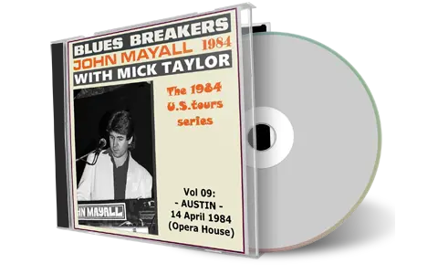 Artwork Cover of Mick Taylor John Mayall 1984-04-14 CD Austin Audience
