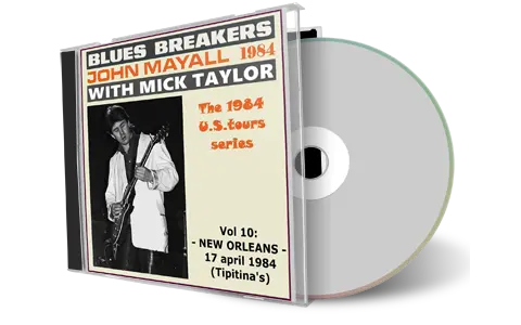 Artwork Cover of Mick Taylor John Mayall 1984-04-17 CD New Orleans Audience