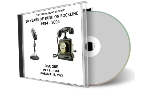 Artwork Cover of Rush 1985-11-18 CD Rockline Audience