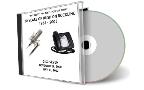 Artwork Cover of Rush 2000-05-29 CD Rockline Soundboard