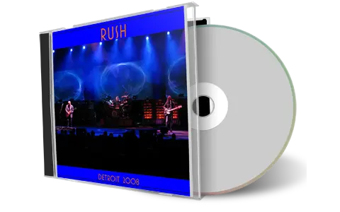Artwork Cover of Rush 2008-06-10 CD Detroit Audience