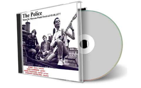 Artwork Cover of The Police 1977-08-05 CD Mont-De-Marsan Audience