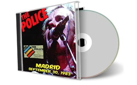 Artwork Cover of The Police 1983-09-30 CD Madrid Audience