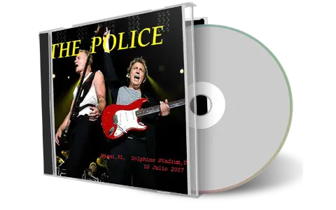 Artwork Cover of The Police 2007-07-10 CD Miami Gardens Audience