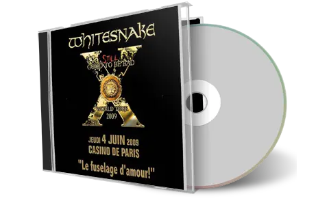 Artwork Cover of Whitesnake 2009-06-04 CD Le Fuselage Damour Audience