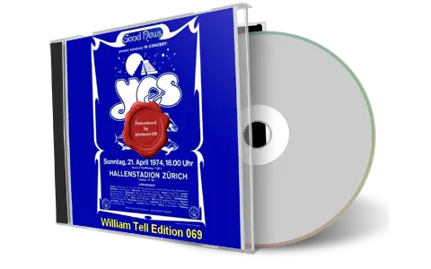 Artwork Cover of Yes 1974-04-21 CD Zurich Audience