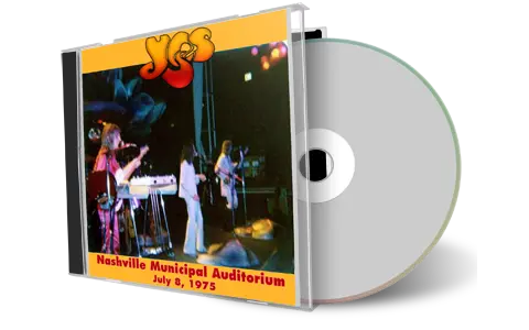 Artwork Cover of Yes 1975-07-08 CD Nashville Audience