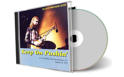 Artwork Cover of Allman Brothers Band 1971-01-28 CD San Francisco Audience