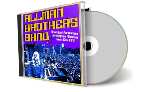 Artwork Cover of Allman Brothers Band 1971-06-16 CD Birmingham Audience