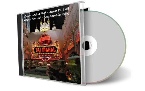 Artwork Cover of Csn 1992-08-29 CD Atlantic City Soundboard