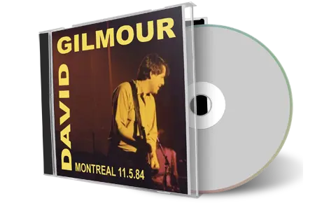 Artwork Cover of David Gilmour 1984-05-11 CD Montreal Audience
