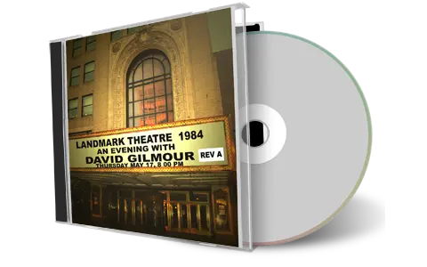 Artwork Cover of David Gilmour 1984-05-17 CD Syracuse Audience