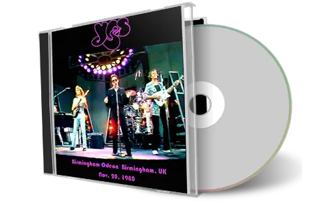 Artwork Cover of Yes 1980-11-20 CD Birmingham Audience