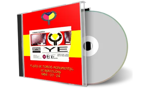 Artwork Cover of Yes 1984-07-24 CD Barcelona Audience