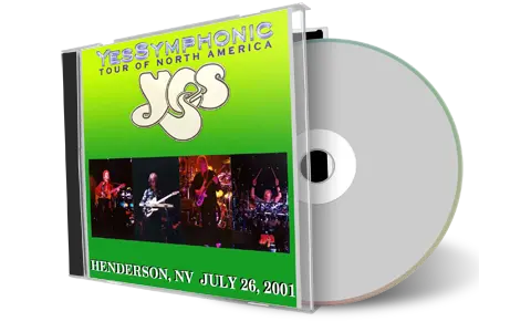 Artwork Cover of Yes 2001-07-26 CD Henderson Audience