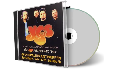 Artwork Cover of Yes 2001-11-24 CD Antwerpen Audience