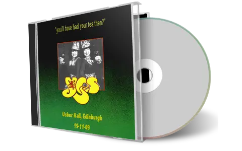 Artwork Cover of Yes 2009-11-19 CD Edinburgh Audience