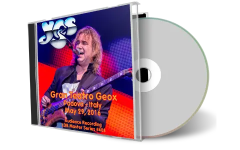 Artwork Cover of Yes 2016-05-29 CD Padova Audience