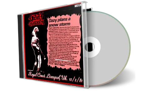 Artwork Cover of Ozzy Osbourne 1981-12-02 CD Liverpool Audience