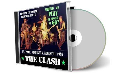 Artwork Cover of The Clash 1982-08-11 CD St Paul Audience
