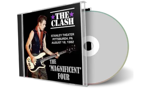 Artwork Cover of The Clash 1982-08-18 CD Pittsburgh Audience