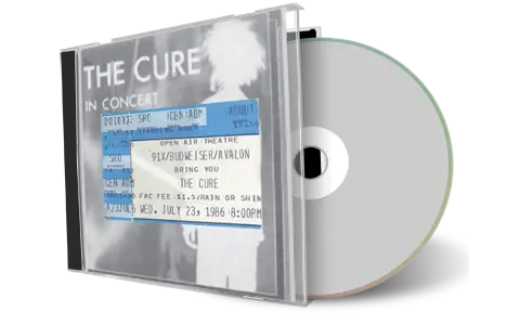 Artwork Cover of The Cure 1986-07-23 CD San Diego Audience