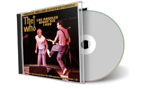 Artwork Cover of The Who 1980-06-27 CD Los Angeles Audience