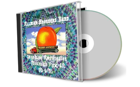 Artwork Cover of Allman Brothers Band Compilation CD Shoreline Amphiteater 1991 Soundboard