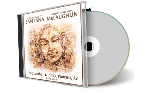 Artwork Cover of Carlos Santana And John Mclaughlin 1973-09-12 CD Phoenix Audience