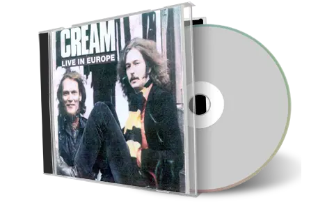 Artwork Cover of Cream Compilation CD Live In Europe Audience