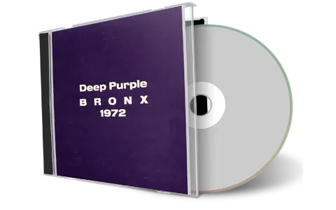 Artwork Cover of Deep Purple Compilation CD Bronx 1972 Audience