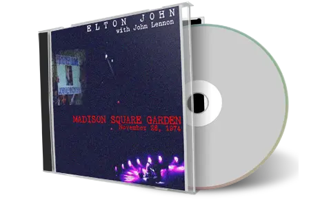 Artwork Cover of Elton John With John Lennon 1974-11-28 CD New York Soundboard