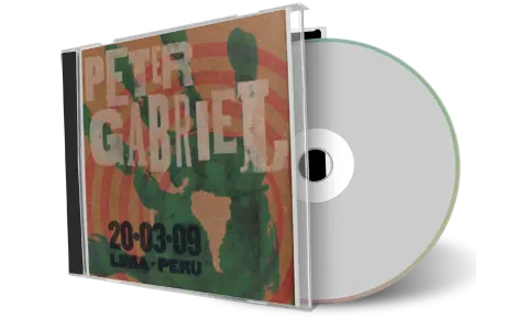Artwork Cover of Peter Gabriel 2009-03-20 CD Lima Soundboard