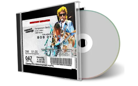 Artwork Cover of Bob Dylan 1995-07-04 CD Berlin Audience