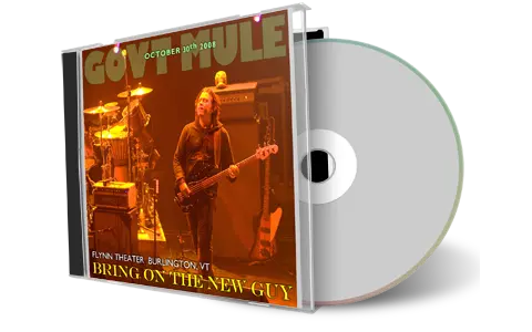 Artwork Cover of Govt Mule 2008-10-30 CD Burlington Audience