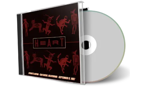 Artwork Cover of Heart 1987-09-08 CD San Diego Audience