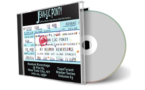 Artwork Cover of Jean-Luc Ponty 1990-07-10 CD New York City Audience