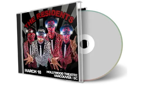Artwork Cover of The Residents 2023-03-18 CD Vancouver Audience