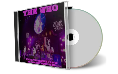 Artwork Cover of The Who 2012-11-16 CD Boston Audience