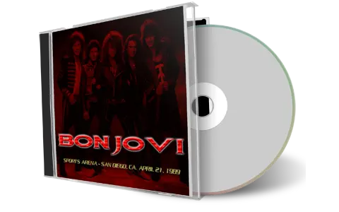 Artwork Cover of Bon Jovi 1989-04-21 CD San Diego Audience