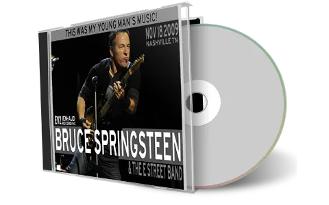 Artwork Cover of Bruce Springsteen 2009-11-18 CD Nashville Soundboard