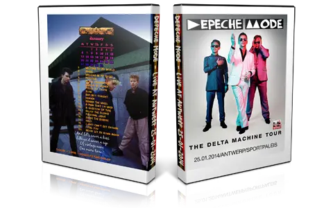 Artwork Cover of Depeche Mode 2014-01-25 DVD Antwerp Audience