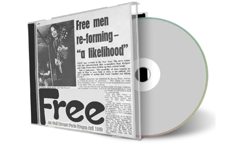 Artwork Cover of Free Compilation CD Paris 1969 Soundboard