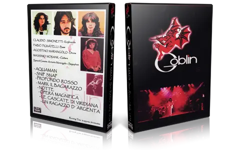 Artwork Cover of Goblin 1978-05-25 DVD San Remo Proshot