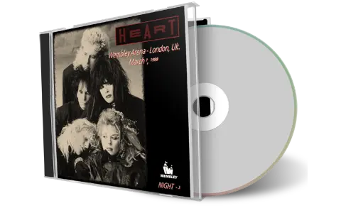 Artwork Cover of Heart 1988-03-07 CD London Audience