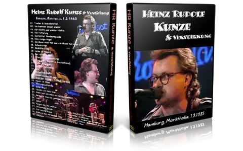 Artwork Cover of Heinz Rudolf Kunze 1985-03-01 DVD Hamburg Proshot
