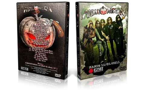 Artwork Cover of Helloween 2011-01-11 DVD Paris Audience