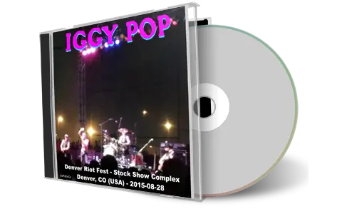 Artwork Cover of Iggy Pop 2015-08-28 CD Denver Audience