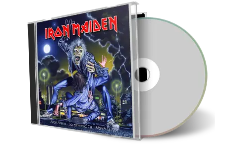 Artwork Cover of Iron Maiden 1991-03-13 CD Sacramento Audience